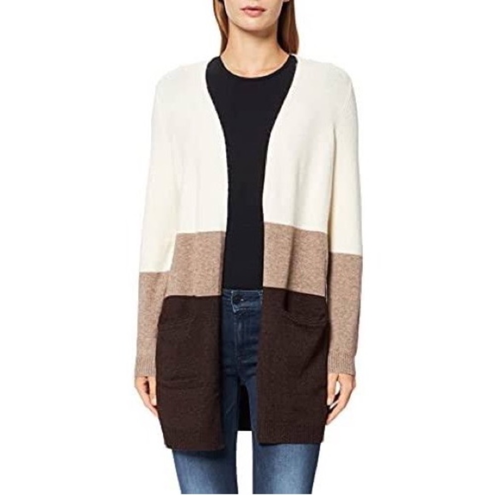 Only | Queen Colourblock long Sleeve Cardigan Size S‎